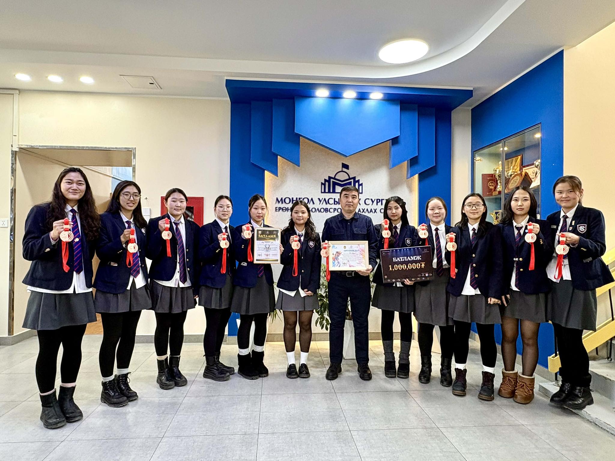 Охидын баг Сүхбаатар дивизоны ХҮРЭЛ медаль хүртлээ.